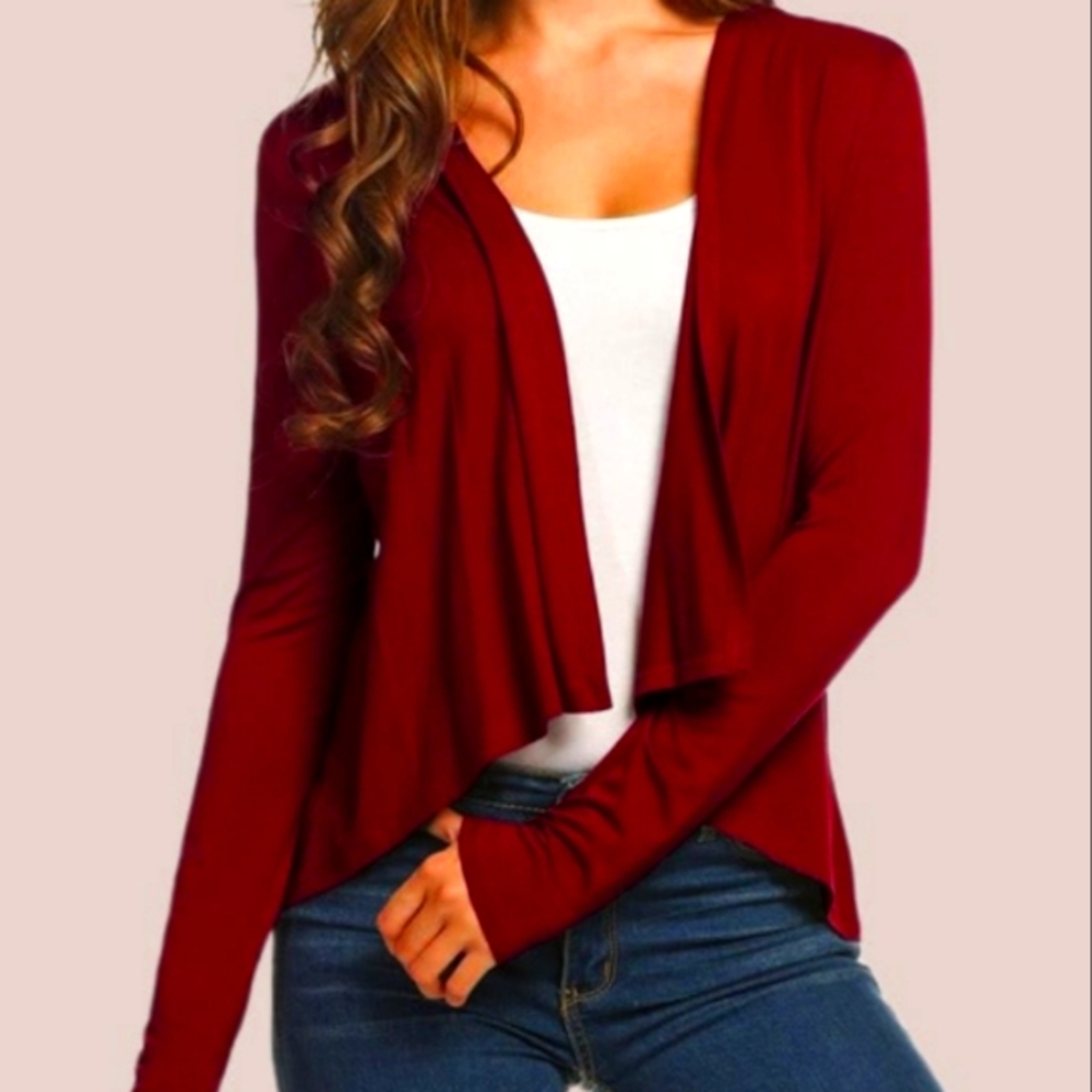 Long Sleeve Short Cardigan